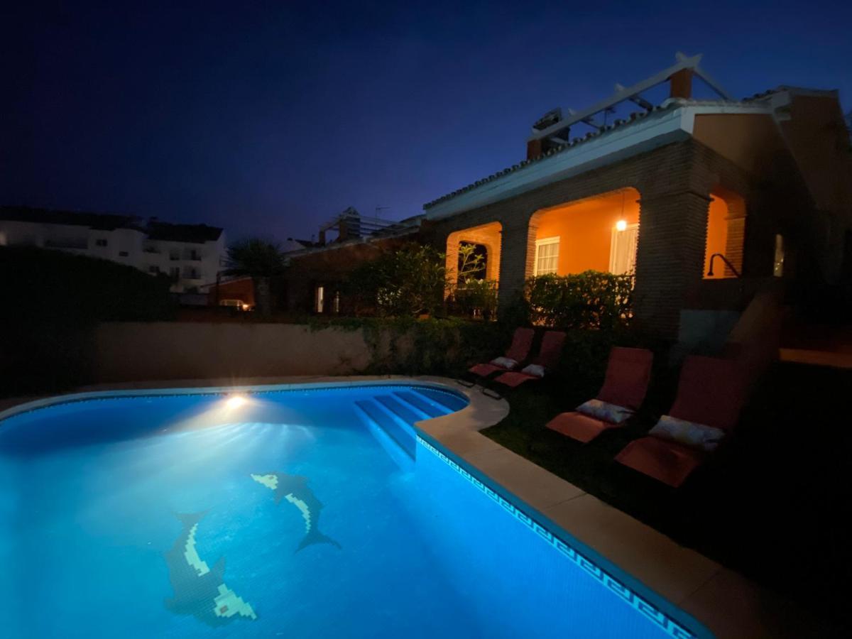 Villa With Heated Private Pool, Sea View& Turkish Sauna Benalmadena Bagian luar foto